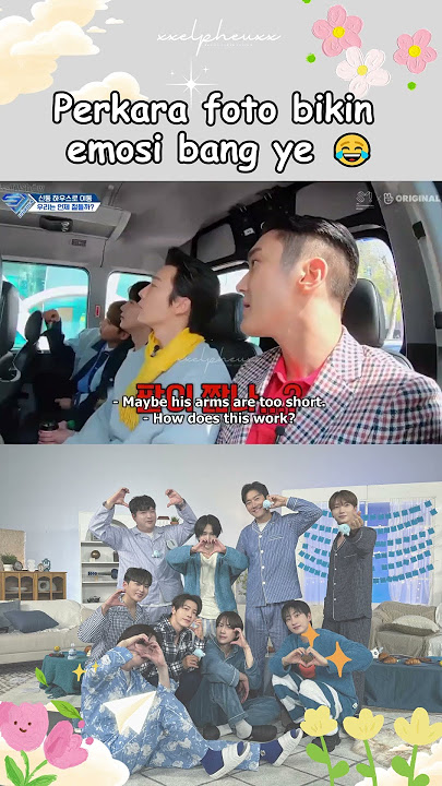 bilang aja mau ikut foto. napa ribut sih? 😆💙SJ Returns4 EP 26 #superjunior #elfindonesia #yesung