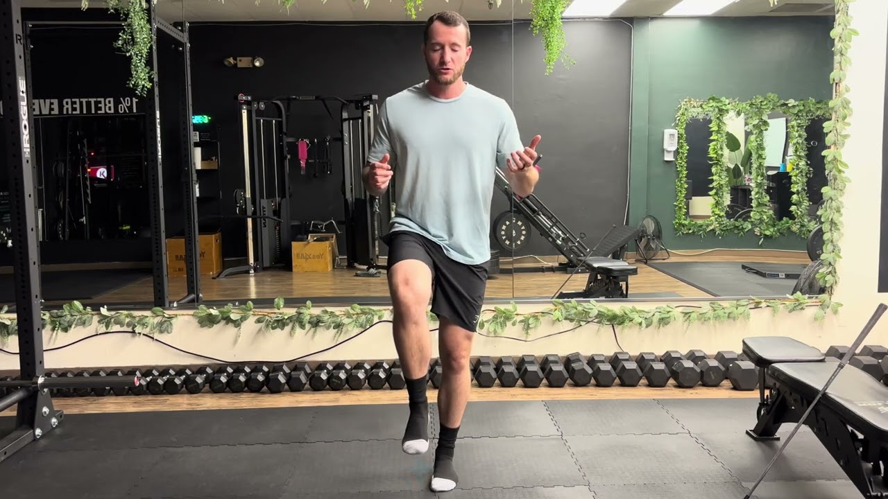 Single Leg Balance Test - Eyes closed