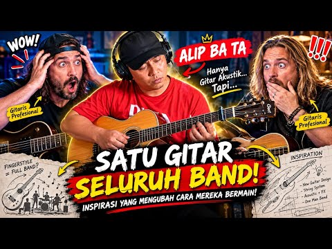 2 GITARIS PROFESIONAL KELOJOTAN‼️ALIP BA TA MAIN SEPERTI KESELURUHAN BAND HANYA SATU GITAR