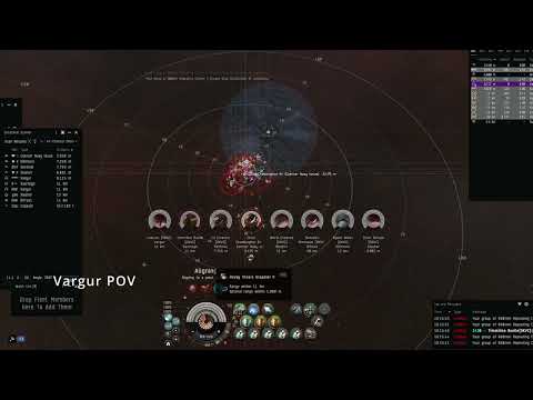 Eve Online - 3 Vargurs vs Vargur Paladin & more#eveonline #pvp  #gaming  #TweetFleet #JustCreators