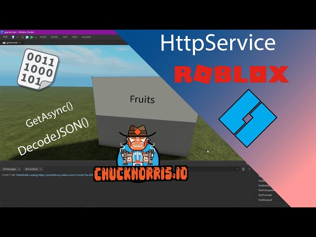 Roblox Studio: HTTP Service (Pull in Data from the Web) 