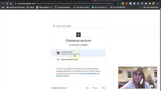Logging into Padlet