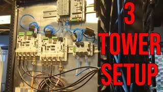 W0ECC Station Controller with 3 Tower Setup
Click the 👍 Like Button, 📻 Leave a Comment, 👉 Subscribe
This is the setup for the Sierra Radio Systems Station Controller for a 3 tower setup with 2 Flex radios. 6700 and 8600. Each A and B antenna get connected to 2 seperate antenna controllers and then sent to another antenna 2x6 antenna switch which connect to the 3 towers.
Follow me on the social networks
Twitter - @kyleaa0z
#hamradio #amateurradio #qso #sota #pota #contesting #antenna #dipole #endfed #flexradio #radiosport #contesting #cw #morsecode #antenna #trivia #portable #kx3 #elecraft #mtr4b #roundtable #flex
Intro music provided by one of these;
Silent Partner - Fortunate Note
Noir Et Blanc Vie - Brighton Lights
John Deley & the 41 Players - Heat Wave
Doug Maxwell - Psychedelicacy
Big Blues by Audionautix is licensed under a Creative Commons Attribution 4.0 license. https://creativecommons.org/licenses/by/4.0/ W0ECC Station Controller with 3 Tower Setup