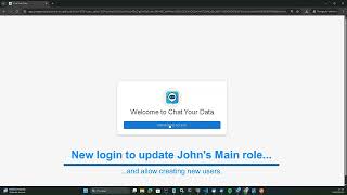 Corporate AI - Creating Organization/Company account on Chat Your Data Net Worth