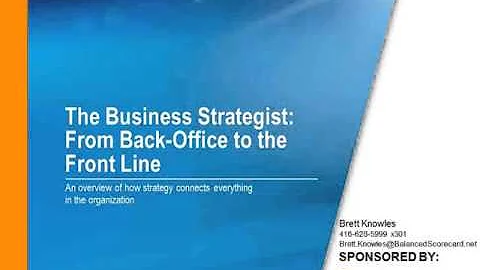 Business Strategist from Back Office to the Front ...