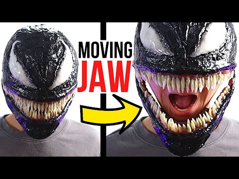 Venom Mask With MOVING MOUTH! *How To Make*