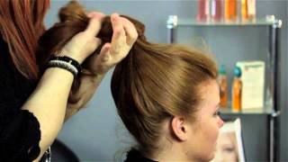 How to Do a Gibson Girl Topknot : Hot Looks for Long Locks