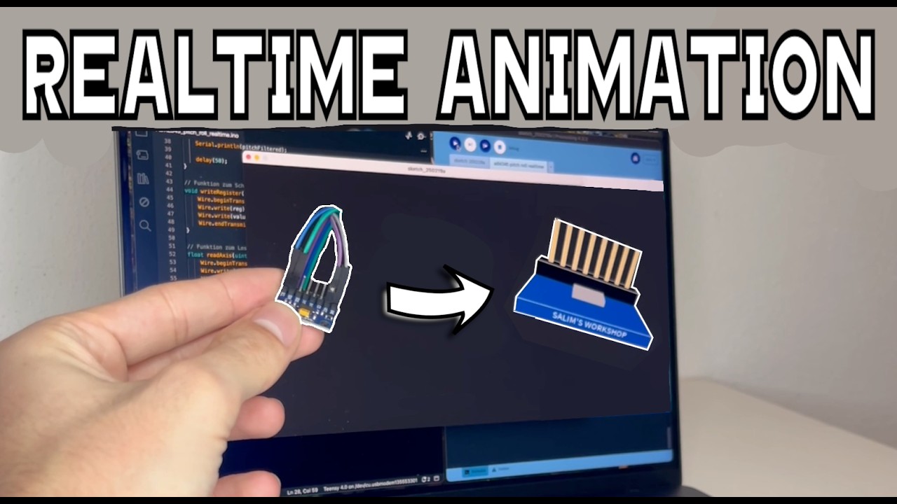 Accelerometer Arduino animation Tutorial - YouTube