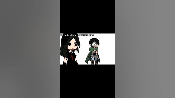 I'm not that scary... am i? || c.a x #gacha x #levi x #oc ||