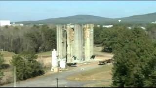 Final demolition of F-1 Engine Test Stand (Real-time, from S-IC Test Stand)