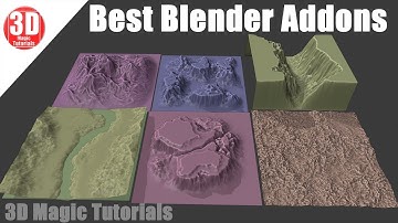 Blender 2.82 - A.N.T.Landscape Add-ons