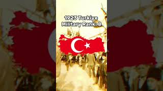 Türkiye (Turkey) Military Ranks Through History||#military #edit #fypシ #ottomanempire #rank #turkey