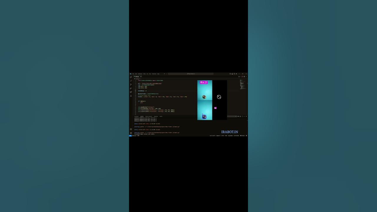 Unveiling the magic behind coin detection with OpenCV in Python! 💰 # ... image.