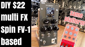 [ $22 ] DIY eurorack modular synth Spin FV-1 based high quality DSP effect FX module / guitar pedal