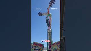 WATCH: People STUCK in mid-air after Houston rodeo ride malfunction #shorts #us #viral