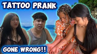 VLOG #13 : TATTOO PRANK GONE WRONG! NAGALIT SILA ATE AT KUYA! | ELLAINE YAY FAMILYAY
