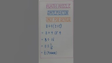#MATH PUZZLE #MATHEMATICS #ARITHMETIC #SIMPLIFICATION #SHORTS #VIRAL #