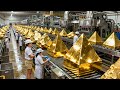 Inside The Factory | Millions of Gold Ore Rocks Are Refined Into Pure Gold Bars Every Day