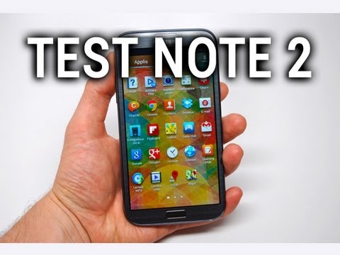 Vidéo: Test Du Samsung Galaxy Note 2