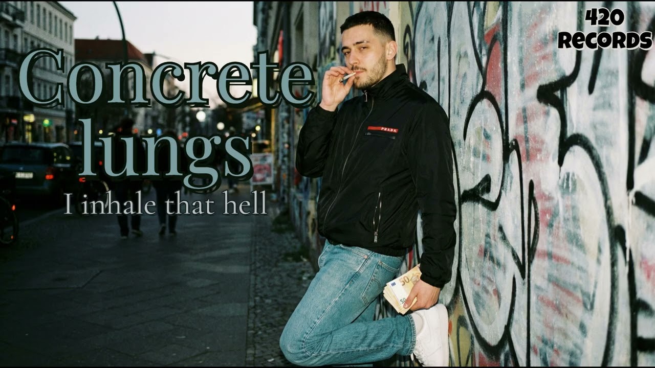 Concrete lungs, I inhale that hell