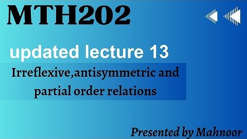 mth202 short lecture 13 | vu updated short lecture 2024 | by Mahnoor