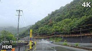 【Immersive Driving ASMR】Japan 4K Rainy Drive|Relaxing Rain POV|Hyogo
