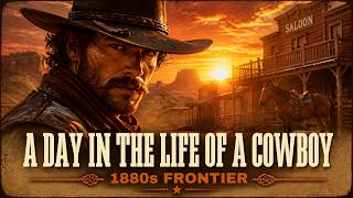 A Day In The Life Of A Cowboy In 1880's