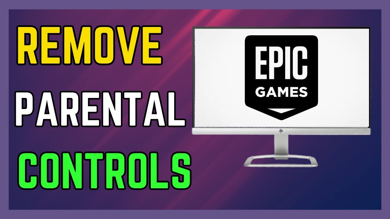 How To Remove Parental Controls In Epic Games - (Easy Guide!) - YouTube