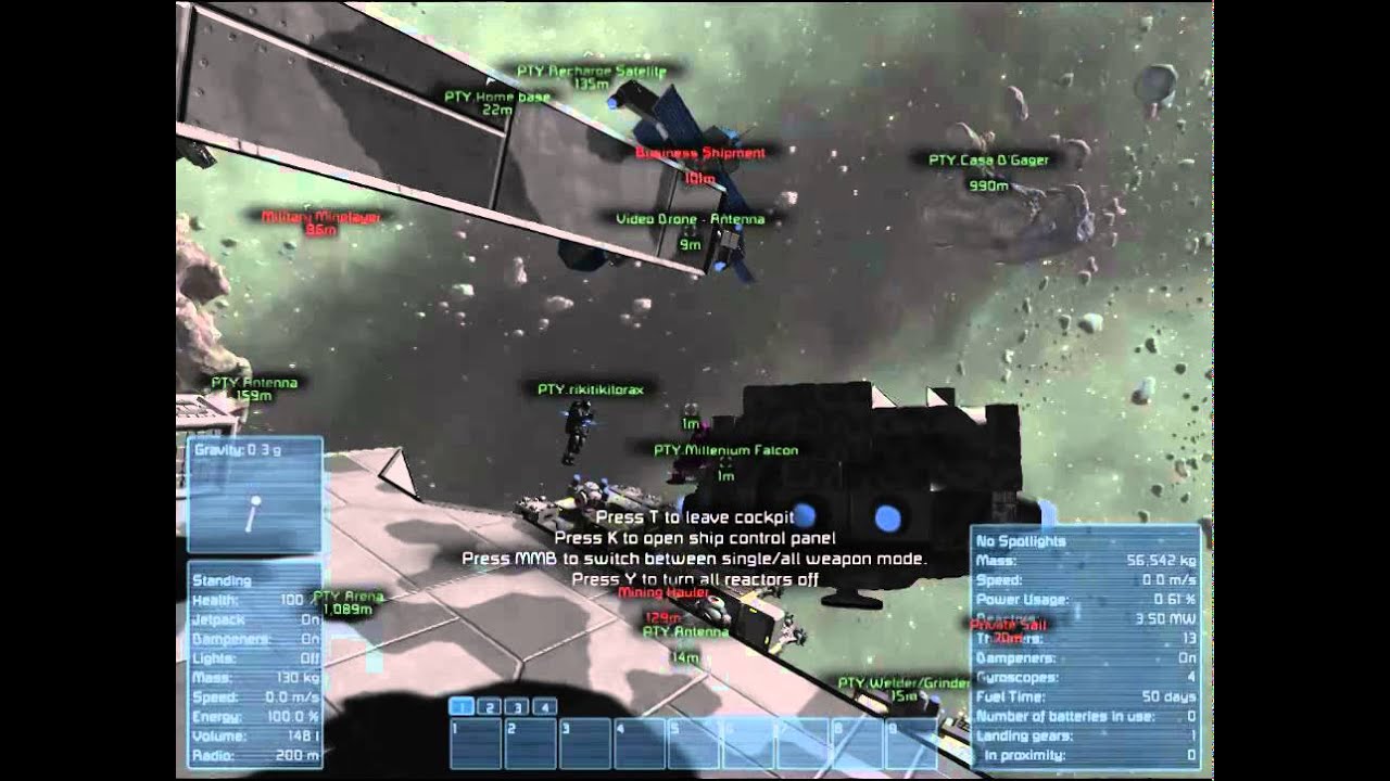 Let's Play Space Engineers and a Brief Space Engineers Tutorial (Part 2 ...