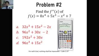 2nd Derivative + Radius of Curvature Calculator Techniques | Engineering Board exam | Yu Jei Abat screenshot 3