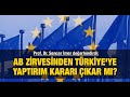 AB zirvesinden Türkiye'ye yaptırım kararı çıkar mı? Prof. Dr. Sencer İmer değerlendirdi