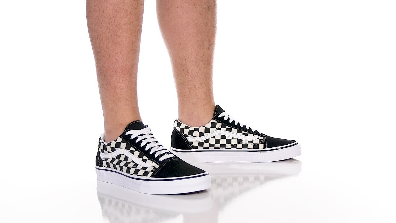 Vans Old Skool Shoes - Sherpa Checkerboard/Black