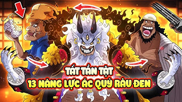 Tứ Hoàng Râu Đen Và Đồng Bọn | Tổng Hợp 13 Năng Lực Ác Quỷ Băng Râu Đen