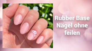 Naturnagelverstärkung mit Rubber Base | Ohne großen Aufbau und ohne befeilen | Mimi made it