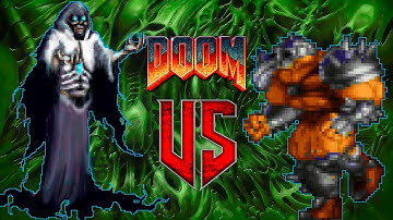 Lichest Lich vs Juggernaut - Colorful Hell: DOOM MOD (v1.01) - Monster Infighting - RETRO ARENA