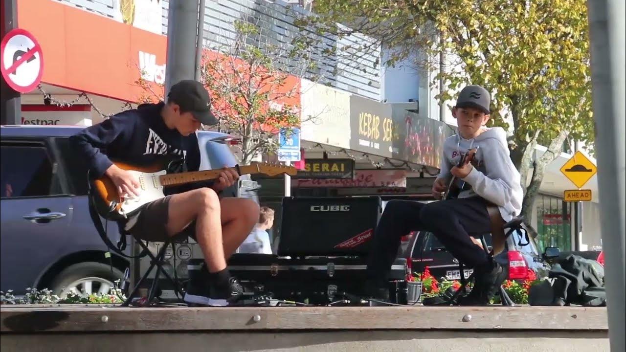 Toe Jam Music Rocketman Elton John Brothers Busking in Auckland