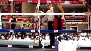 Miguel Contreras Boxing,Fresno Ca at Velardes Boxing Gym March 2015 Controversial Split Decision