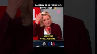 Bardella et sa princesse : Marine Le Pen dit « Stop Closer » 😅