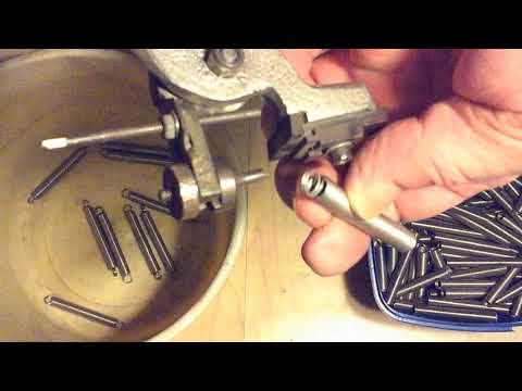 Spring End Hooks Professionally Using Hooking Pliers- Every Workshop Should Have Them-