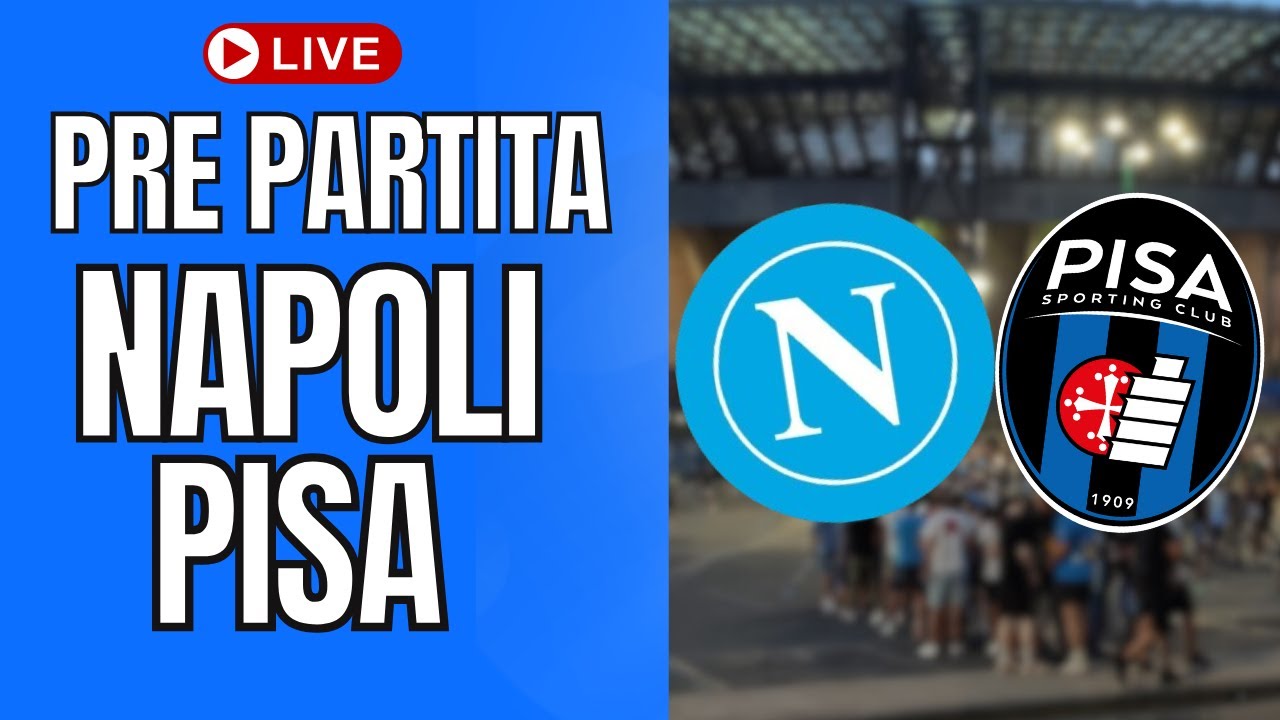 NAPOLI-PISA: il PRE PARTITA LIVE dallo STADIO MARADONA con SPAZIONAPOLI 🔴