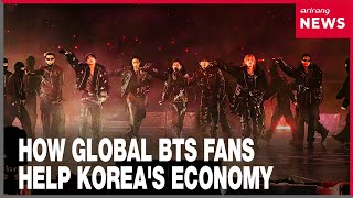 How international BTS fans, ‘ARMY,’ contribute to Korea’s consumer economy