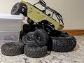 HUGE Improvement!! Axial SCX24 Free Mods +++ Brass Wheel Spacers with Crawling Video