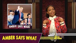 Amber Says What: Trump Booed at World Series, Stephen Miller’s Leaked Emails