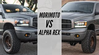 Alpha Rex Luxx VS Nova Vs Morimoto | Ram Headlight Comparison Review by Just Diesels 52,241 views 1 year ago 21 minutes