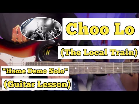 Choo Lo - The Local Train | Guitar Solo Lesson | With Tab | (Home Demo)
