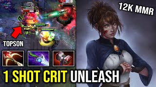 How to Solo Mid Marci Against Topson Like a 12K MMR with 1 Shot Unleash Max Critical Burst Dota 2