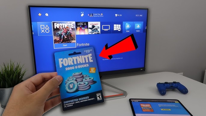 How to Redeem Fortnite V-Bucks Gift Card on Xbox