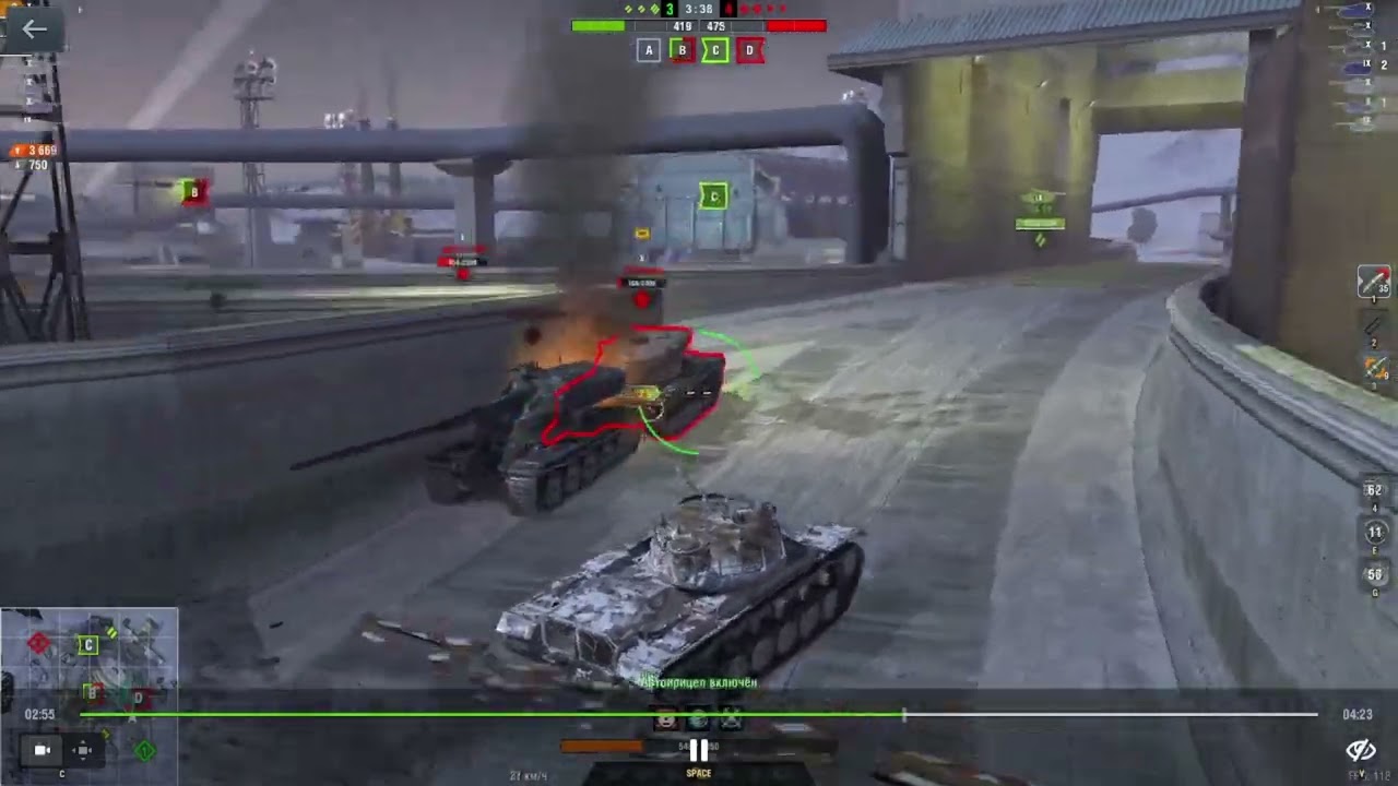 Классный бой на М48 Patton в Wot Blitz