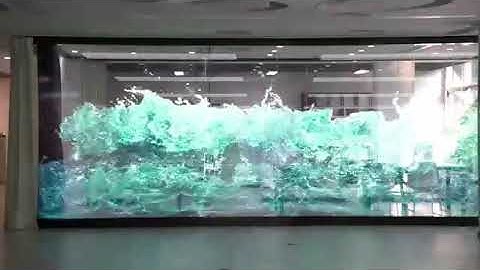 Mesmerizing 3D Water Effects on Holographic LED Screens