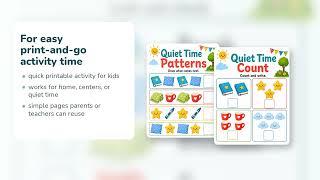 Cozy Quiet Time Pages Quiet Time Summer Pages Printable PDF Etsy 14